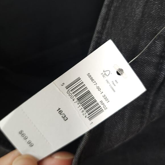 GAP Women's High Rise Legging Jeans in Black Size 16 - Picture 9 of 11